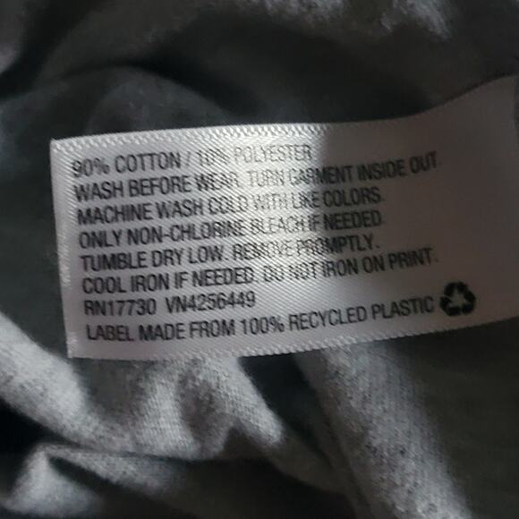 Sparkly Glitter Rainbow Hearts Girls Gray Long Sleeve T-shirt size 10/12 - Picture 4 of 4